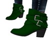 GREEN ANKLE BOOTS