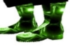 green toxic boots F