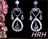HRH 3D Heart Earrings