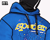 🔥. Sp5d Blue Hoodie