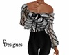 black & white summer top