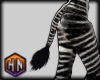 zebra furry tail