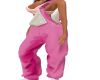 Baggy Overalls Pink