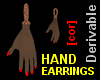 [cor] Hand earrings