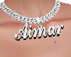 Aimar silver necklace-F