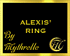 ALEXIS' RING