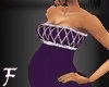 9m purple gown