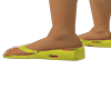 yellow flip flop