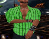 green black stripe shirt