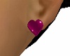 MD Pink Heart Studs