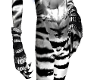 white tiger arm M warmer