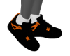 Black and orange j's