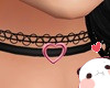 Pink Heart Choker