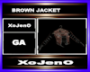 BROWN JACKET