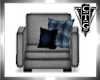 CTG CASUAL CHAIR IN GRAY