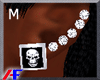 AF. Men Skull Earrings