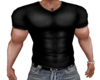 Black VNeck Muscle Shirt