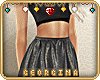 |G| Black Sparkle|Skirt