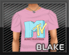 BLK! MTV pink t-shirt