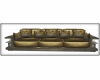 GHDW Gold/White Couches