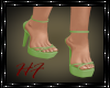 ^HF^ Goddess Green Heels