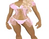 CAZ little pink lacy fit