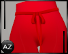 *az*Red  trousers