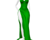 elegant green gown