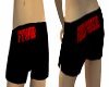 Red Twinkie Shorts