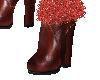 A~ Red Anna Boots
