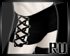(RM)Black bow skirt