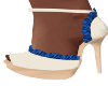 4U-Cream/Blue Heels