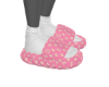 Pink Unisex LV Slides