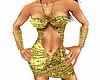 Silvia In Gold Dress