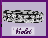 (V) diamond lace collar