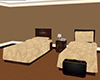 motel single beds