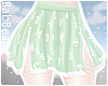 B| Ouija Skirt - Lime V2