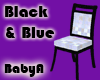 *BA Black N Blue Chair 1