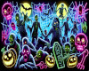 Halloween Neon Wall Art4