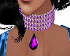 Purple Diamond Collar
