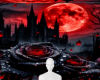Red black castle bg