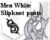 Men White Slipknot Botto