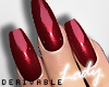 DY*Red Metalic Nails