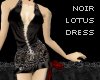 [P] noir lotus dress