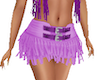 {K} Tassel Skirt Purple