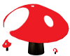 Toadstool Seat (Red)