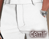 [D] Chelsia white pants