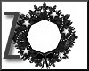 Z Christmas Wreath Black
