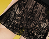 !A black lingerie skirt