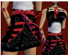 PM Rebel Blk/Red Skirt